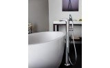 Bollicine Floor Mounted Bath Filler Chrome 05